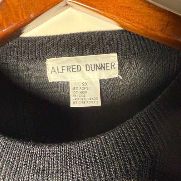 ALFRED DUNNER Sweater Women Black 2X- One piece - Picture 2 of 7